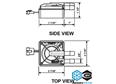 Pompa Laing DCC 500 12V 1PlusT 2xG1/4 External Thread